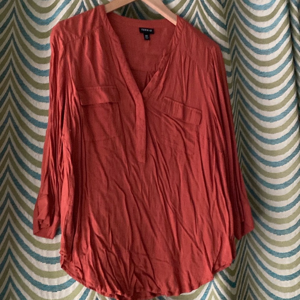 Torrid Rust Blouse
